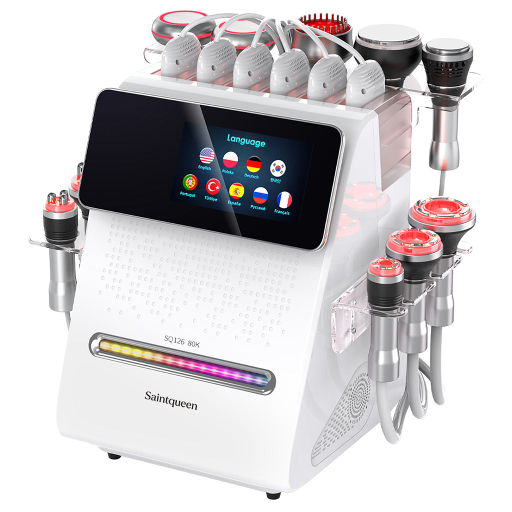 SQ126B Max – Συσκευή σπηλαίωσης 80K 11 σε 1 με λέιζερ, RF, EMS και ψυχρή κεφαλή