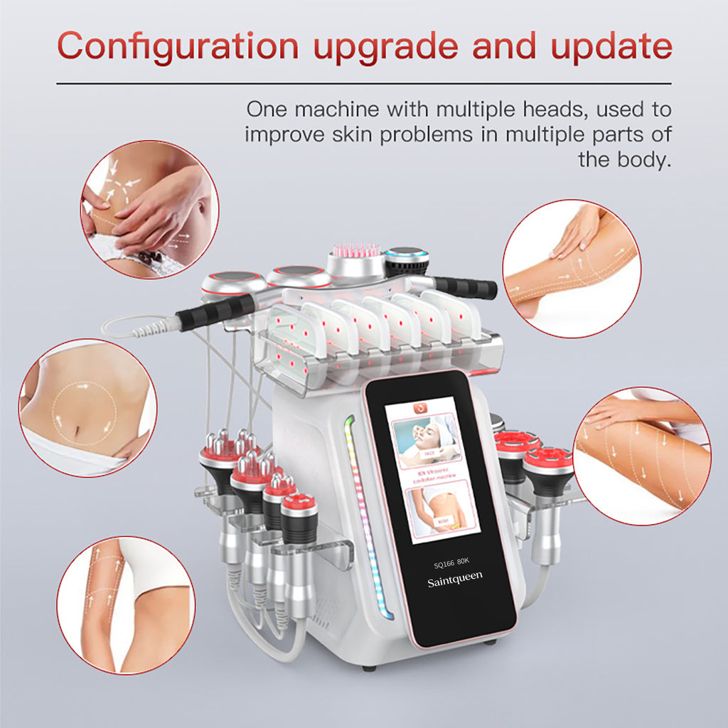 SQ166 Ultra – Συσκευή σπηλαίωσης 80K 13 σε 1 με πλάκα λέιζερ και RF