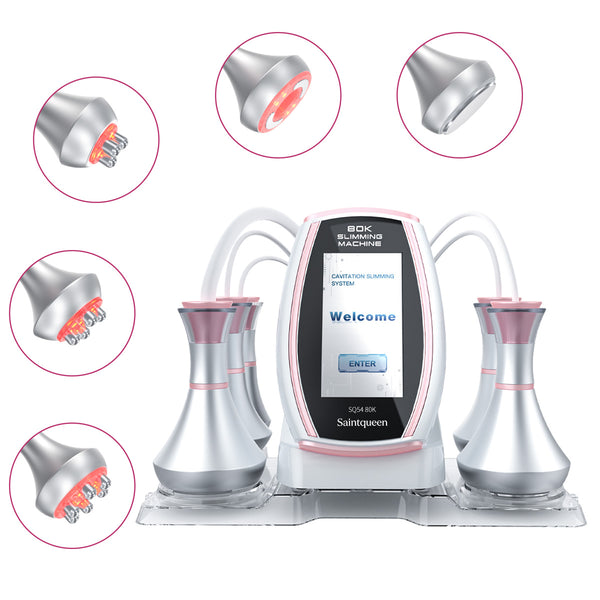 SQ54 Pro – Συσκευή σπηλαίωσης 80K 5 σε 1 με πολυπολικές RF και μασάζ κενού