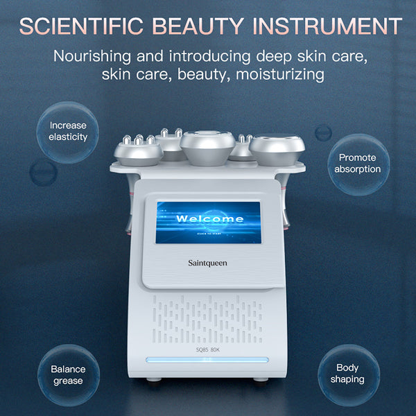 SQ85A Pro – Συσκευή σπηλαίωσης 80K 5 σε 1 με πολυπολικές RF και μασάζ κενού