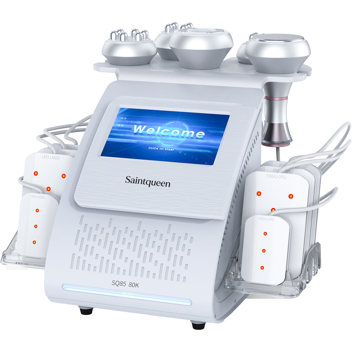 SQ85C Pro – Συσκευή σπηλαίωσης 80K 6 σε 1 με επιθέματα λέιζερ, RF και μασάζ κενού