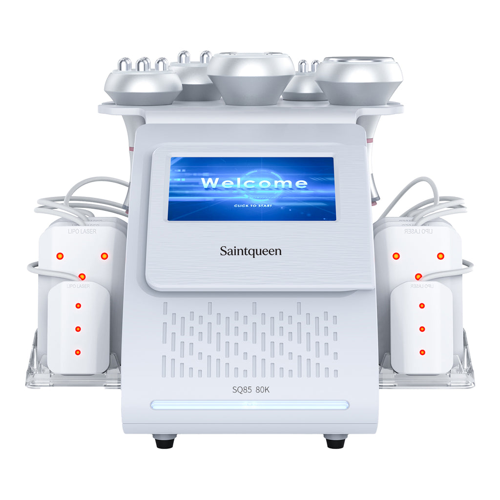 SQ85C Pro – Συσκευή σπηλαίωσης 80K 6 σε 1 με επιθέματα λέιζερ, RF και μασάζ κενού
