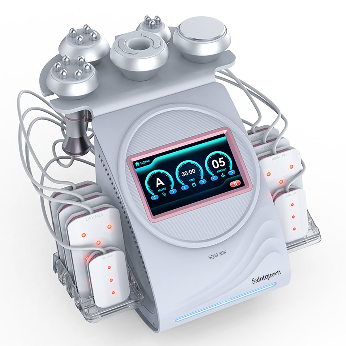 SQ90C Pro – Συσκευή σπηλαίωσης 80K 6 σε 1 με RF, μασάζ κενού και λέιζερ