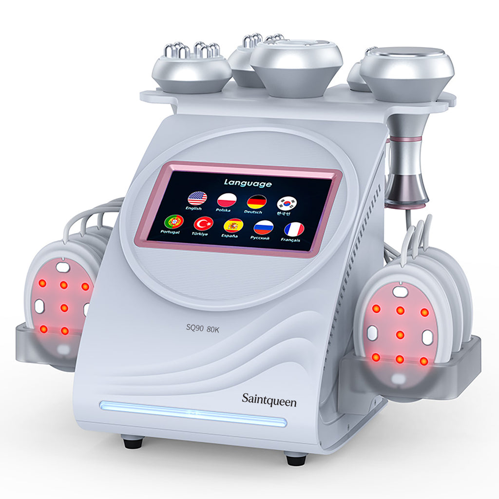SQ90B Pro – Συσκευή σπηλαίωσης 80K 6 σε 1 με RF, EMS, λέιζερ και μασάζ κενού