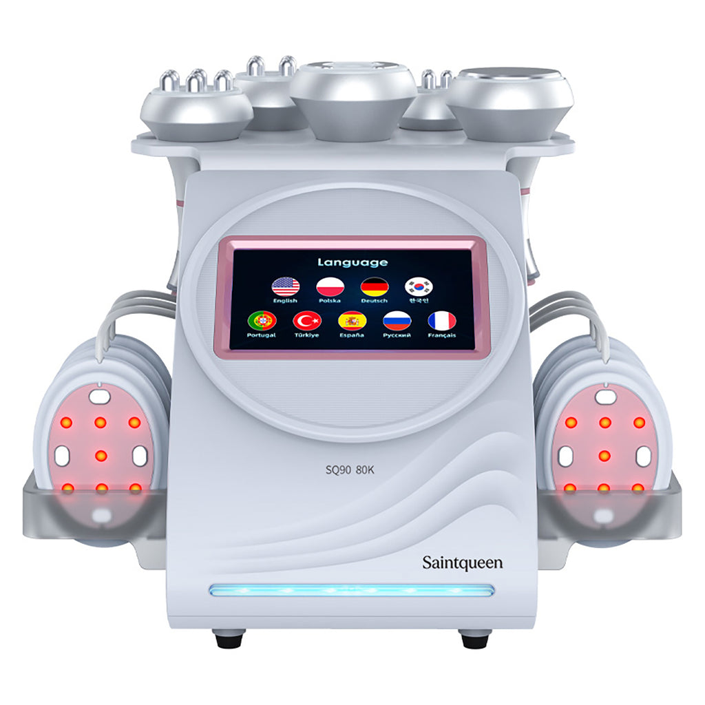 SQ90B Pro – Συσκευή σπηλαίωσης 80K 6 σε 1 με RF, EMS, λέιζερ και μασάζ κενού