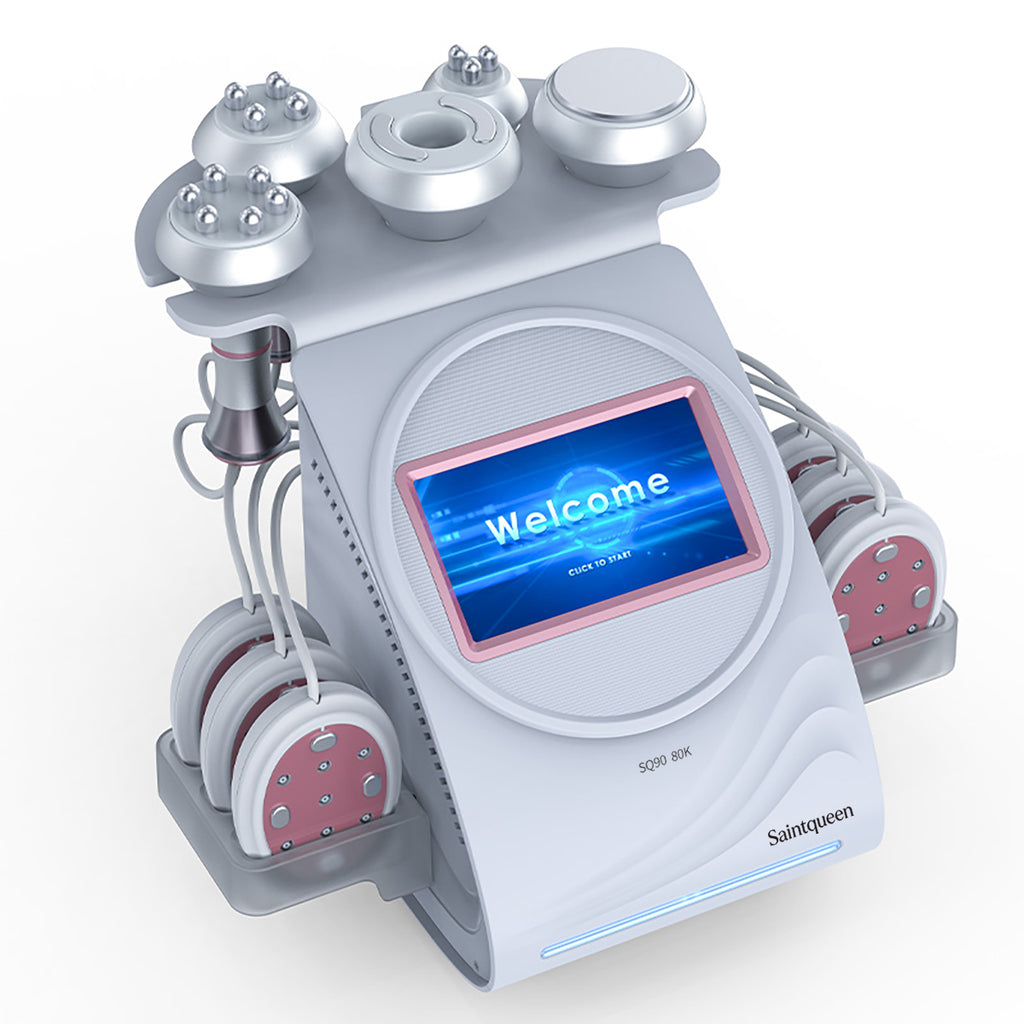 SQ90B Pro – Συσκευή σπηλαίωσης 80K 6 σε 1 με RF, EMS, λέιζερ και μασάζ κενού