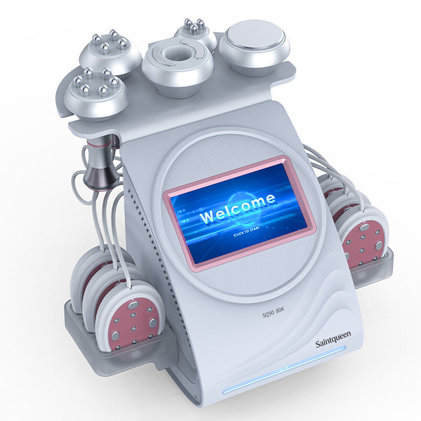 SQ90B Pro – Συσκευή σπηλαίωσης 80K 6 σε 1 με RF, EMS, λέιζερ και μασάζ κενού