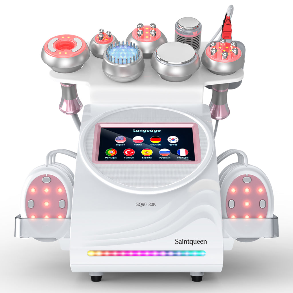 SQ90E Plus – Συσκευή σπηλαίωσης 80K 9 σε 1 με RF, EMS, λέιζερ και μικρορεύμα