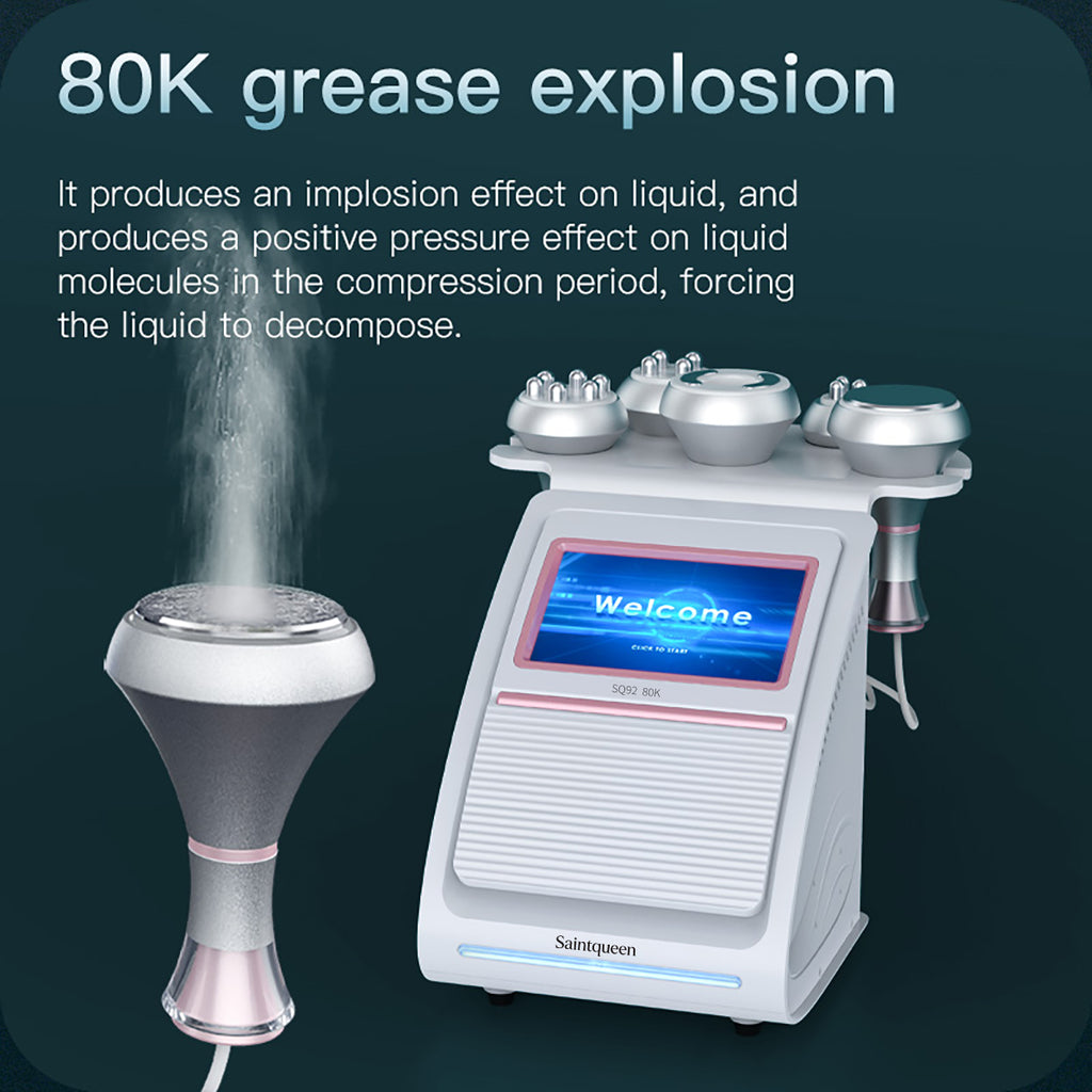SQ92A Pro – Συσκευή σπηλαίωσης 80K 5 σε 1 με πολυπολικές RF και μασάζ κενού