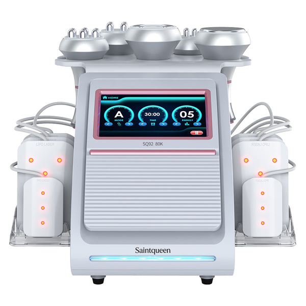 SQ92C Pro – Συσκευή σπηλαίωσης 80K 6 σε 1 με λέιζερ, RF και μασάζ κενού
