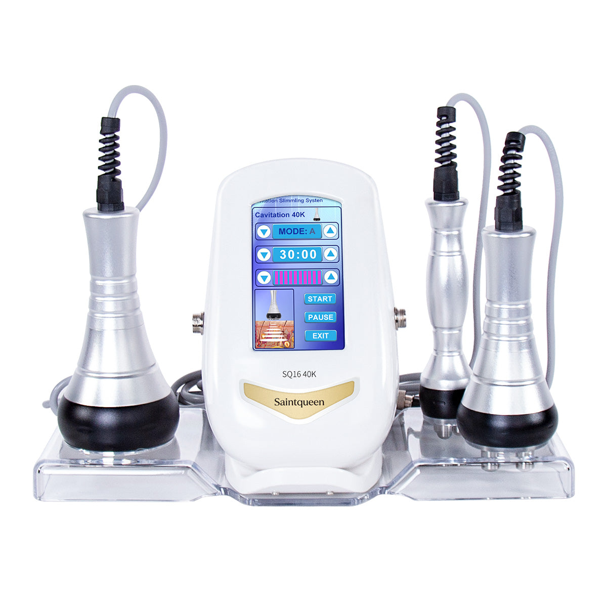 SQ16 3-in-1 40K cavitation and RF machine with three handpieces Κύρια εικόνα προϊόντος